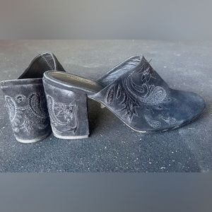 Rachel Zoe Embroidered Mules